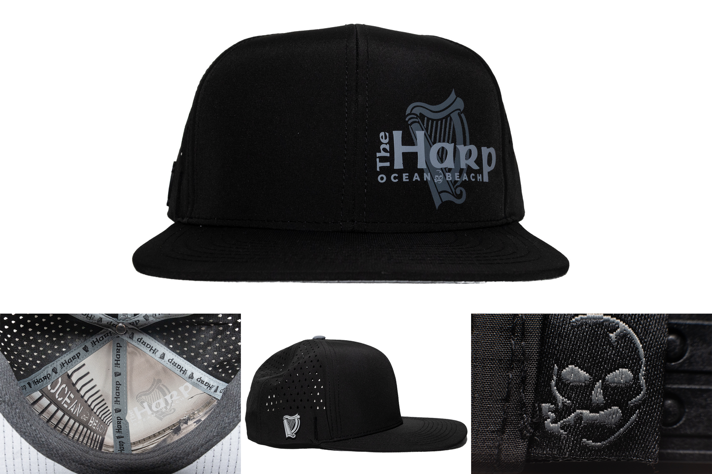 The Harp Icon Hat (Black)
