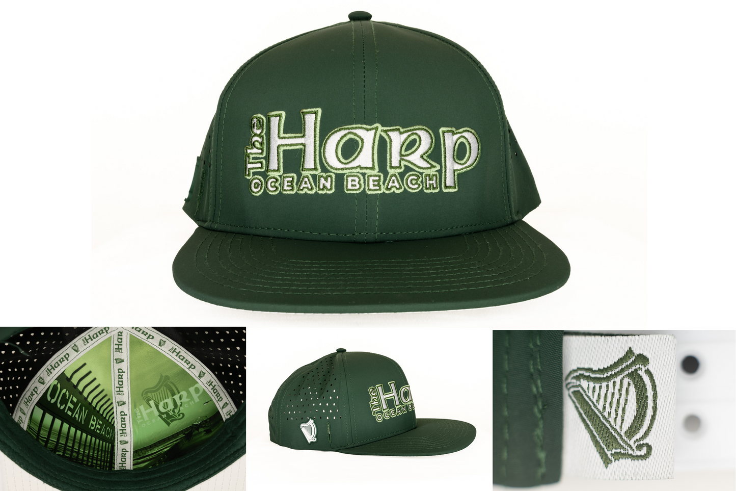 The Harp OB Hat (Irish Green)